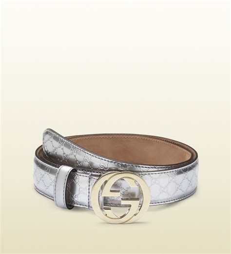 silver gg gucci belt|gucci belt with silver buckle.